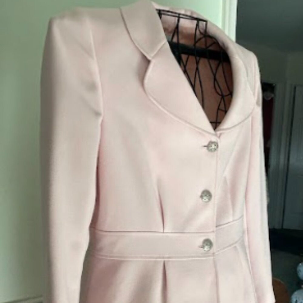 Tahari Pink Skirt Suit - Size 14